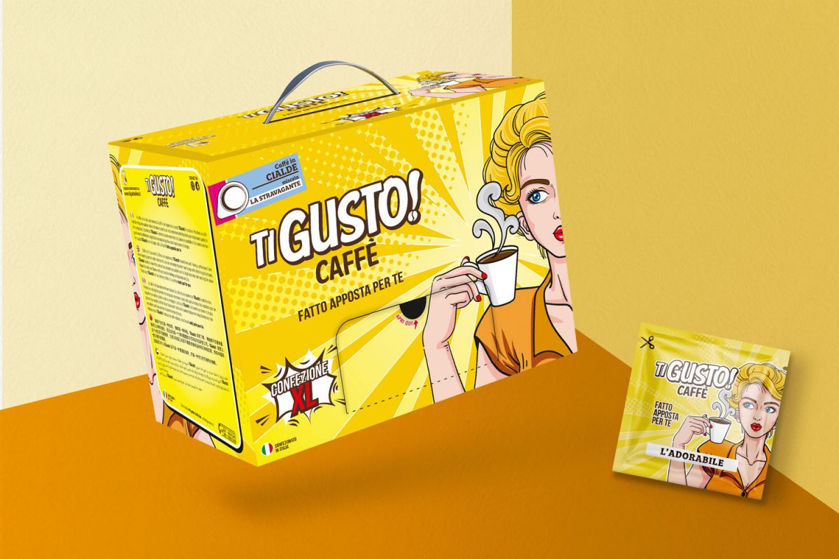 Ti Gusto Caffè - Design by Delfi & Partners Adv