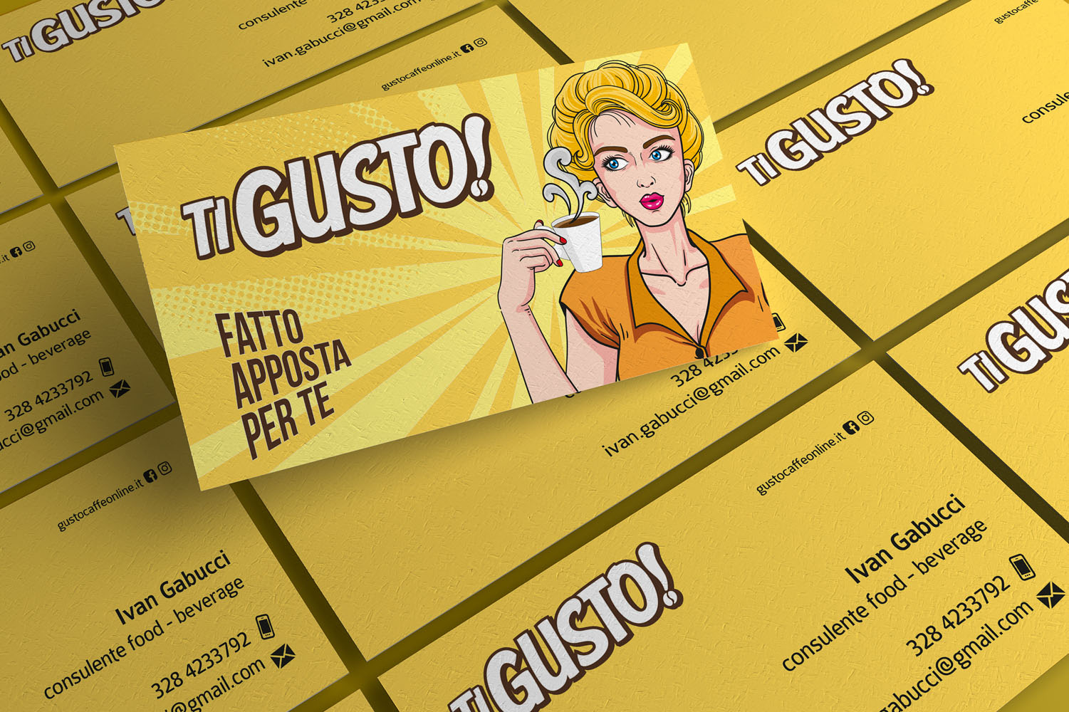 Ti Gusto Caffè - Design by Delfi & Partners Adv